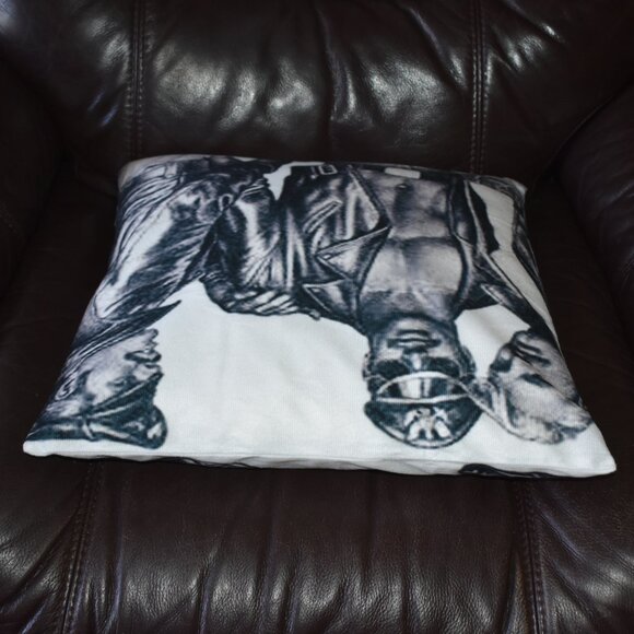 Tom Of Finland sexy leather man trio Style pillow throw - Picture 4 of 11